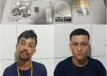 Dupla é presa por tráfico de drogas em kitnetes no bairro Interlagos, em Linhares