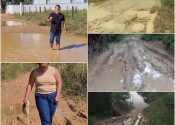 VIDEOS – Moradores de Brejo Grande, em Linhares, denunciam abandono e pedem socorro por estradas dignas
