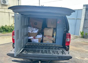 VÍDEO – Histórico! Polícia Civil destrói quase 600 kg de drogas em Linhares