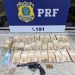 PRF apreende arma, R$ 172 mil em dinheiro vivo e joias durante fiscalização na BR-101 em Guarapari