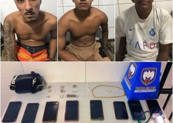 3 suspeitos são detidos pela Polícia, que apreende drogas, dinheiro e objetos de origem duvidosa durante operação no bairro Planalto, em Linhares