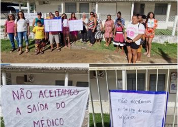 VÍDEOS – “Se tirarem os médicos, vamos fechar a BR!” – Moradores de Bebedouro e Perobas se revoltam contra troca em Unidades de Saúde
