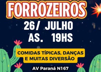 Arraiá dos Forrozeiros promete agitar a noite de Linhares no dia 26 de julho, no bairro Aviso