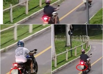 VÍDEO – Motociclistas são flagrados circulando com placas cobertas na Linha Verde em Linhares