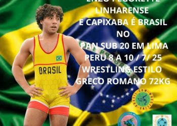 Atleta de Linhares vai representar o Brasil no Pan-Americano Sub-20 no Peru