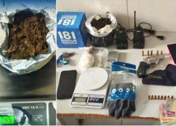 Suspeito de Linhares é preso com drogas e arma escondida em bolsa de bebê durante operação policial