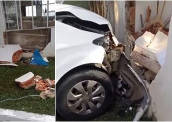 ATULIZAÇÃO COM VÍDEO – Discussão de trânsito entre servidores termina em “luta livre” na portaria do estacionamento da Prefeitura de Linhares