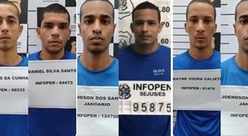 Cinco detentos quebram cela, pulam muro e fogem de presídio no ES