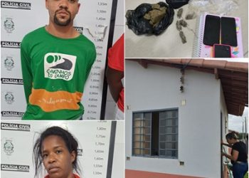 Polícia Civil prende dupla e apreende drogas e arma de fogo no Mata do Cacau, em Linhares