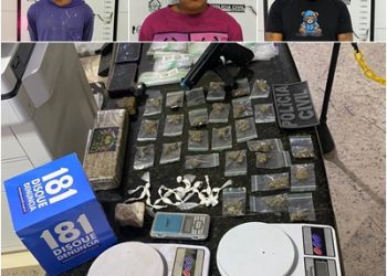 VÍDEO – Polícia Civil prende três pessoas em operação contra o tráfico em Rio Bananal