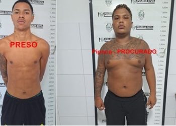 VÍDEO – Tentativa de homicídio no Mata do Cacau: “Magrão” é preso e “Pipoca” é procurado. Você pode ajudar a Polícia encontrá-lo