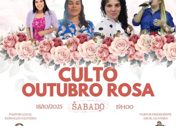 Fé e Conscientização: Culto Outubro Rosa no Bairro Planalto une espiritualidade e prevenção!