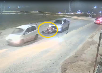 VÍDEO – ACIDENTE NO SÃO JOSÉ – Advogado atinge motociclista, recusa bafômetro e acaba levado para a Delegacia, em Linhares
