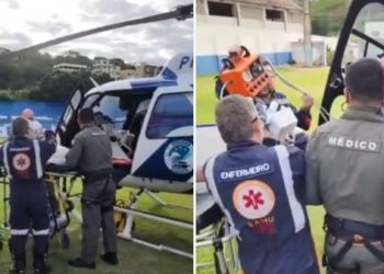 Morre criança resgatada pelo Notaer após afogamento em piscina