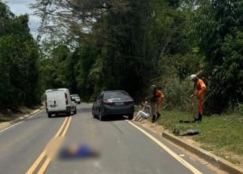 Idoso morre em acidente grave na ES-245, em Rio Bananal