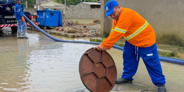 Linhares registra 154 mm de chuva nas últimas 24 horas e equipes atuam em diversos pontos da cidade