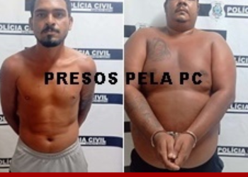 “Gordo da Pedra” e “Vaporzinho” são flagrados pela Polícia Civil e presos por tráfico de drogas em Sooretama
