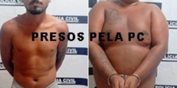 “Gordo da Pedra” e “Vaporzinho” são flagrados pela Polícia Civil e presos por tráfico de drogas em Sooretama