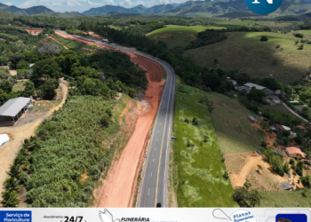 Km 359,150 da BR 101, em Anchieta, será totalmente interditado para desmonte de rochas na próxima quarta-feira (25)