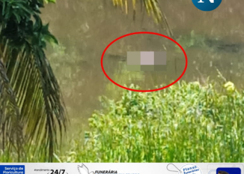 VÍDEO – Corpo de homem em decomposição é encontrado boiando no Rio São José, em Jacupemba