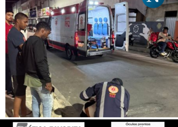 Motociclista fica ferido após colisão entre duas motos no bairro Linhares 5