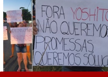 VÍDEO “Cidade das lagoas”, mas sem água: moradores protestam após 12 dias de torneiras secas em Linhares