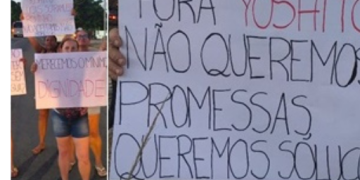 VÍDEO “Cidade das lagoas”, mas sem água: moradores protestam após 12 dias de torneiras secas em Linhares