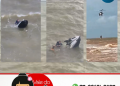 VÍDEO – Drama no mar: náufrago é resgatado a 3 km da costa em Regência após jetski virar em Linhares