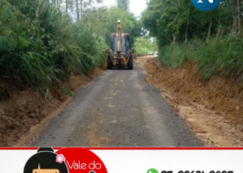 Estrada entre Jacupemba e Rio Francês, em Aracruz, terá quase 12 km de asfalto