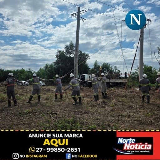 EDP reforça sistema elétrico no Norte do ES com reconstrução de travessia sobre o Rio Cricaré, em São Mateus