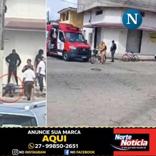 VÍDEO – Homem é morto a golpe de faca no bairro Aviso, em Linhares; suspeito foge de bicicleta e polícia inicia buscas