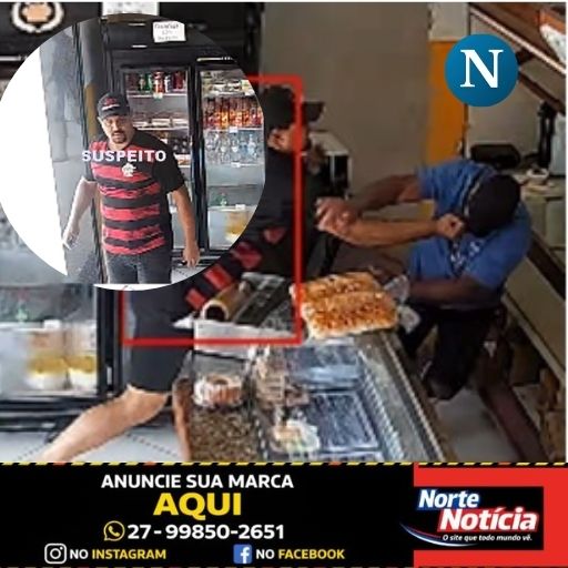 VÍDEO FLAGRANTE – Perseguido até uma padaria: homem é executado a facadas em plena luz do dia no bairro Aviso, em Linhares