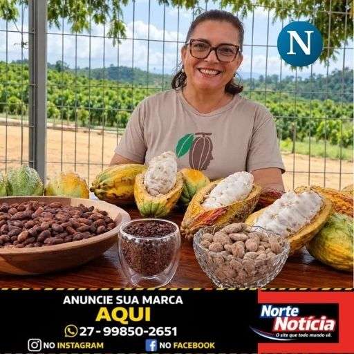 Produtora de Linhares transforma cacau do próprio sítio em chocolate light e outros derivados