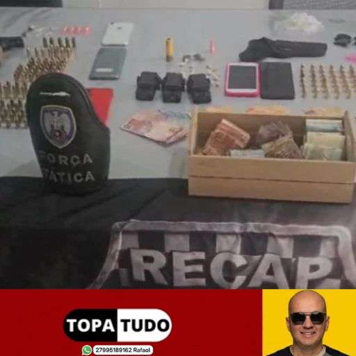 VÍDEO – Operação contra o tráfico termina com dois presos, armas, drogas e quase R$ 10 mil apreendidos