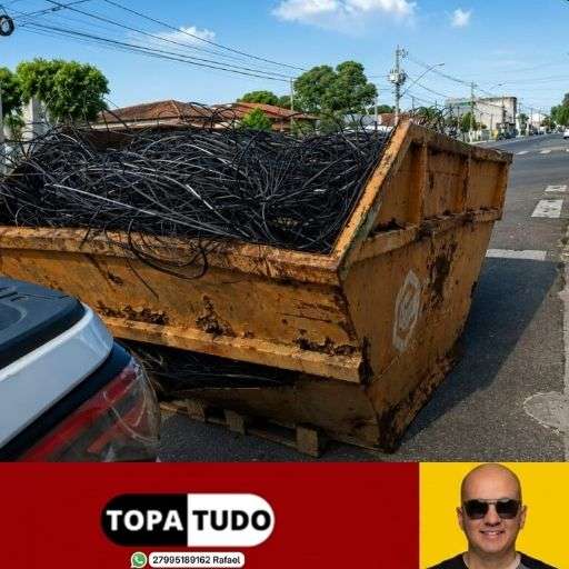Linhares retira 1,8 tonelada de fios em desuso no Interlagos e anuncia novas ações de higienização