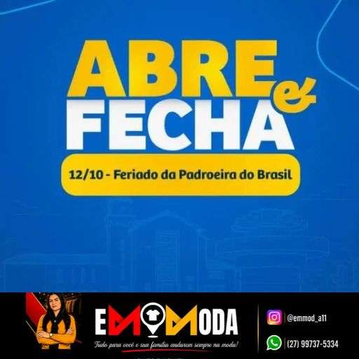 Linhares: confira o funcionamento do comércio e dos serviços no feriado de segunda-feira (12)