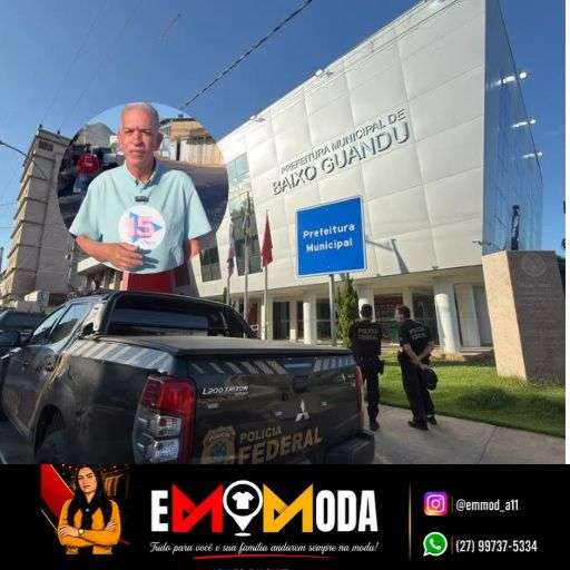 Prefeito de Baixo Guandu é afastado após operação da PF que investiga suspeita de coação eleitoral