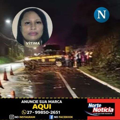 Motociclista de 42 anos morre em colisão com carreta na BR-259, em João Neiva