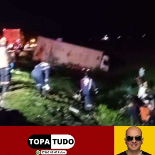 Acidente entre automóvel e caminhão deixa homem morto e outro ferido na BR-101, em Linhares
