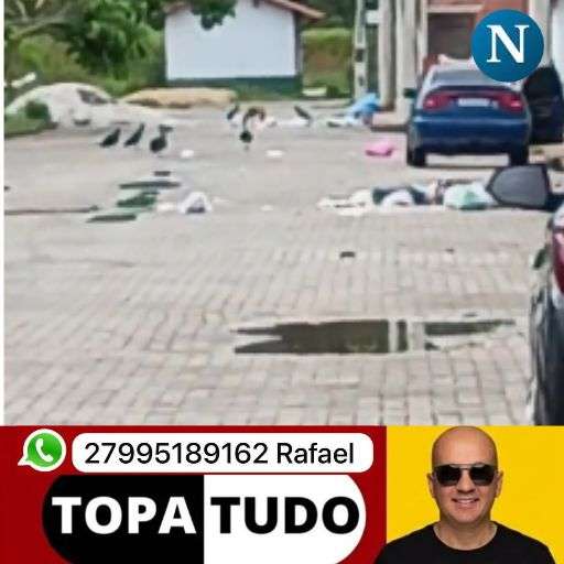 VÍDEO -Lixo espalhado pelas ruas: moradores do Mata do Cacau reclamam da coleta em Linhares